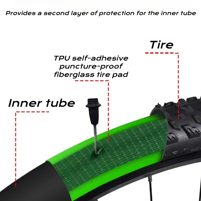 Bande de protection anti-crevaison pour pneu de vélo