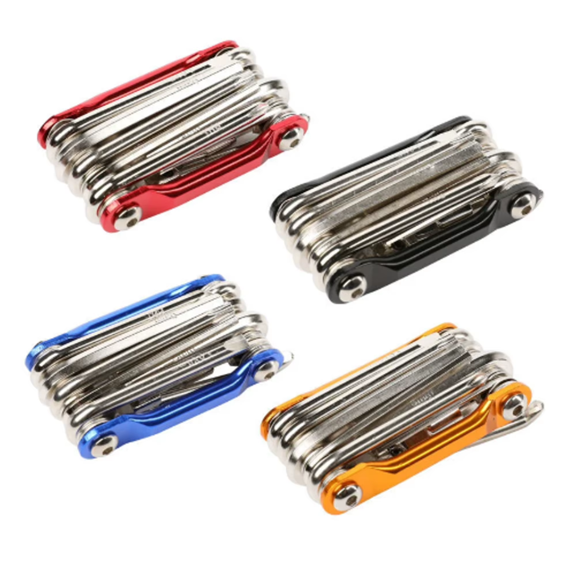 Kit d'outils de réparation de vélo multifonctionnel portable 11 en 1 pour le cyclisme en plein air*