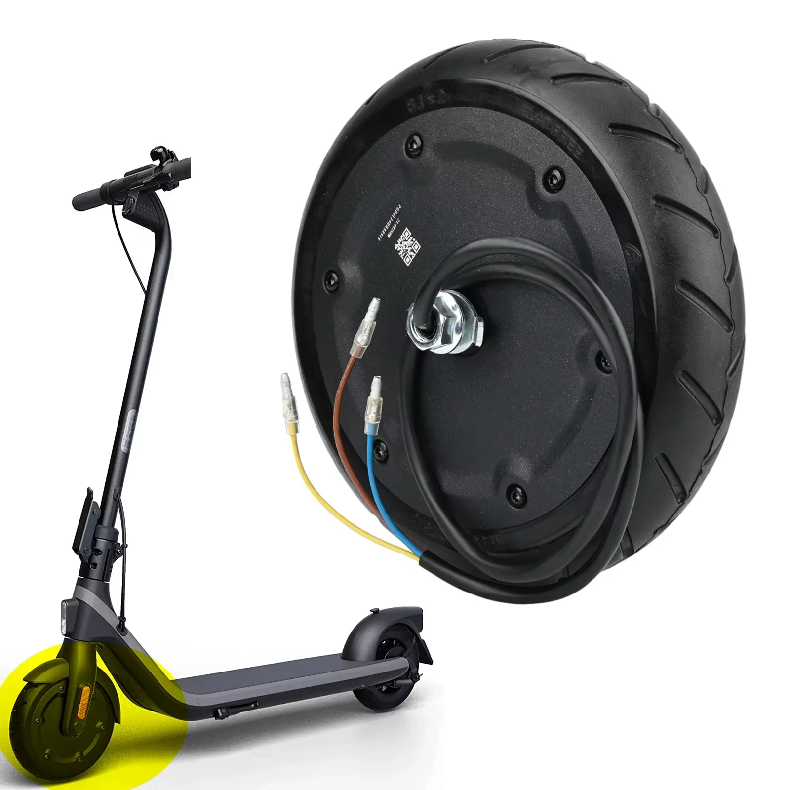 Moteur de moyeu d'origine 250W pour trottinette électrique Ninebot E2