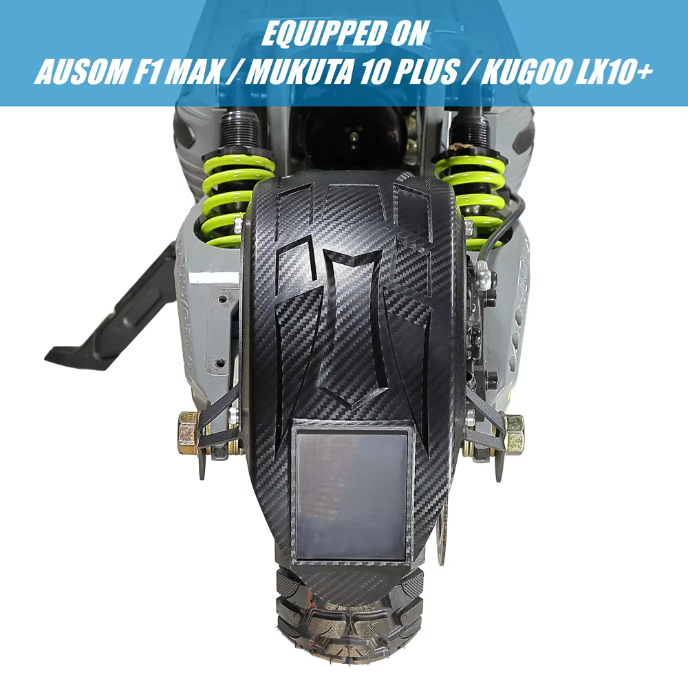 Garde-boue arrière amélioré pour trottinette électrique 10 pouces AUSOM DT1 DT2 GOSOUL 2 F1 MAX SR1 K20 PRO L1 L2 KUGOO F3 LX10+ M3 KUKIRIN G2