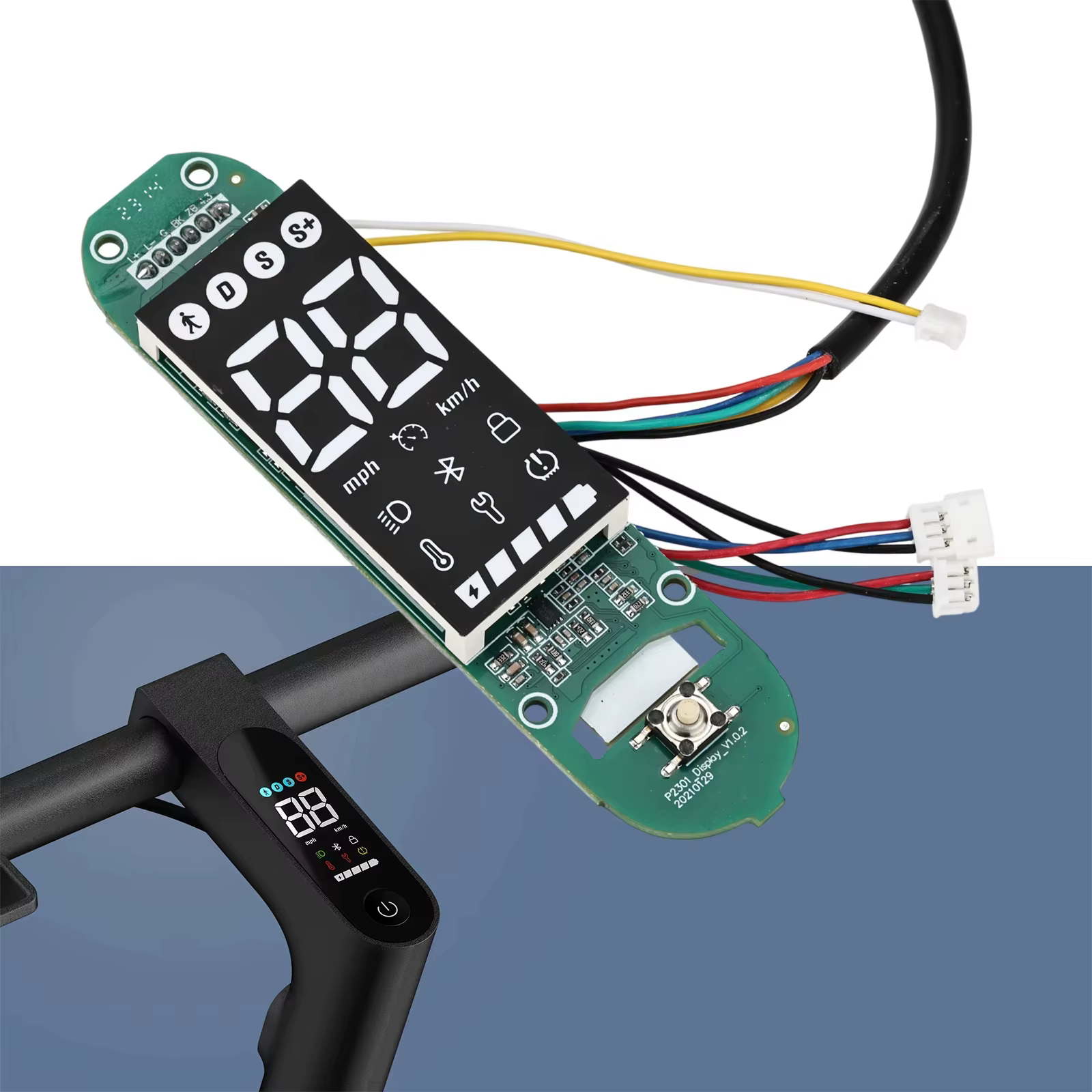 Panneau d'affichage de tableau de bord Bluetooth pour Scooter électrique Xiaomi 4