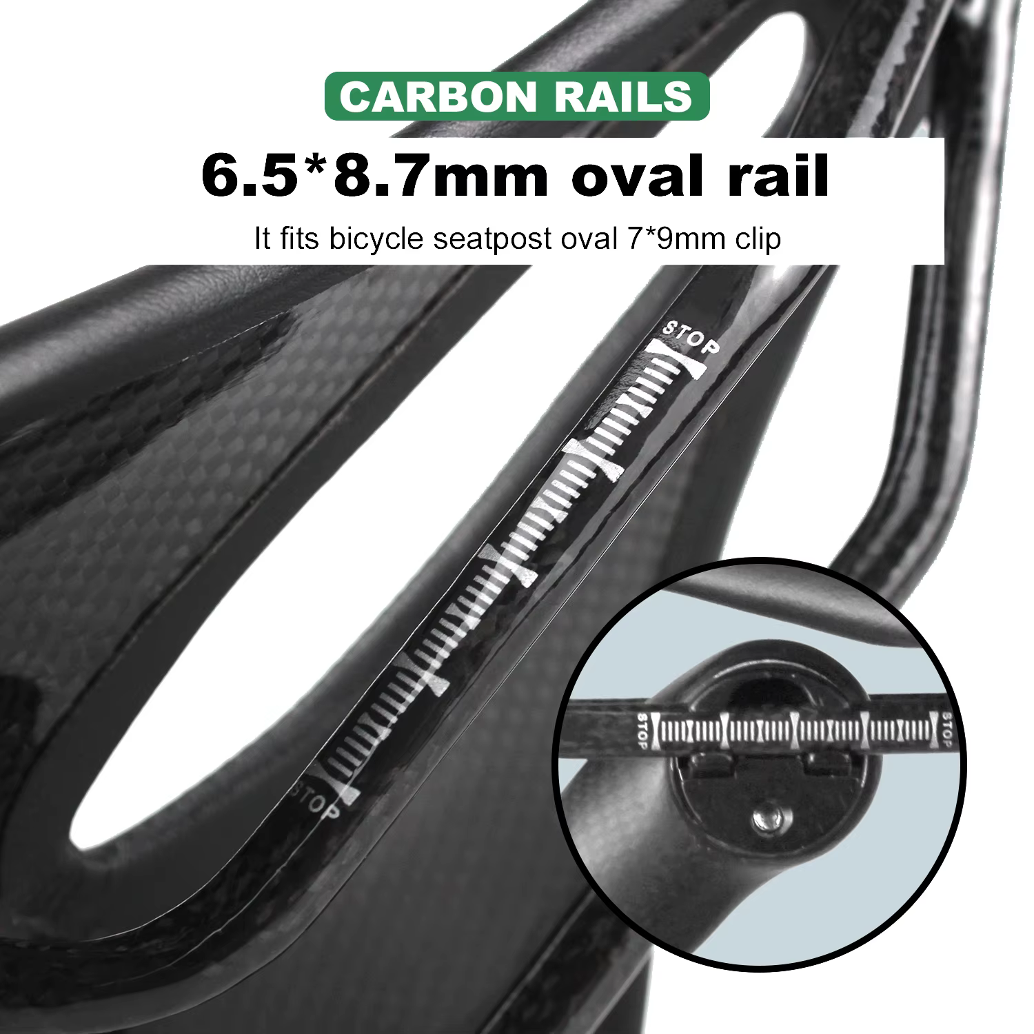 Selle de vélo en carbone pour vtt et route
