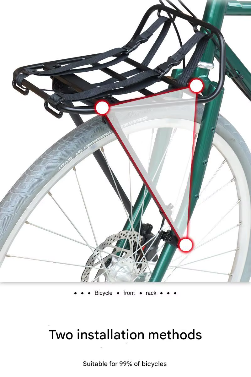 Porte-bagages avant de vélo 24-29 pouces
