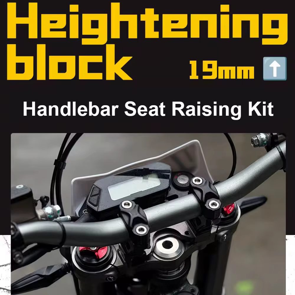 Bloc de rehausse de guidon et de selle UB pour vélo électrique tout-terrain Super Ebike Ultra Bee