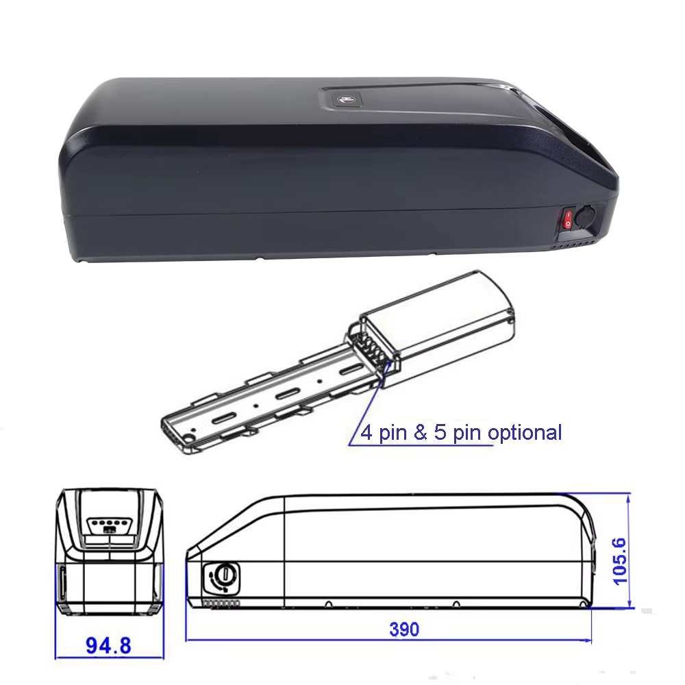 Batterie Lithium-ion 48V 13Ah 15Ah 17Ah 20Ah pour vélo électrique OneSport ONES3 Pro OT15 Duotts C29 S26 Jasion RetroVolt