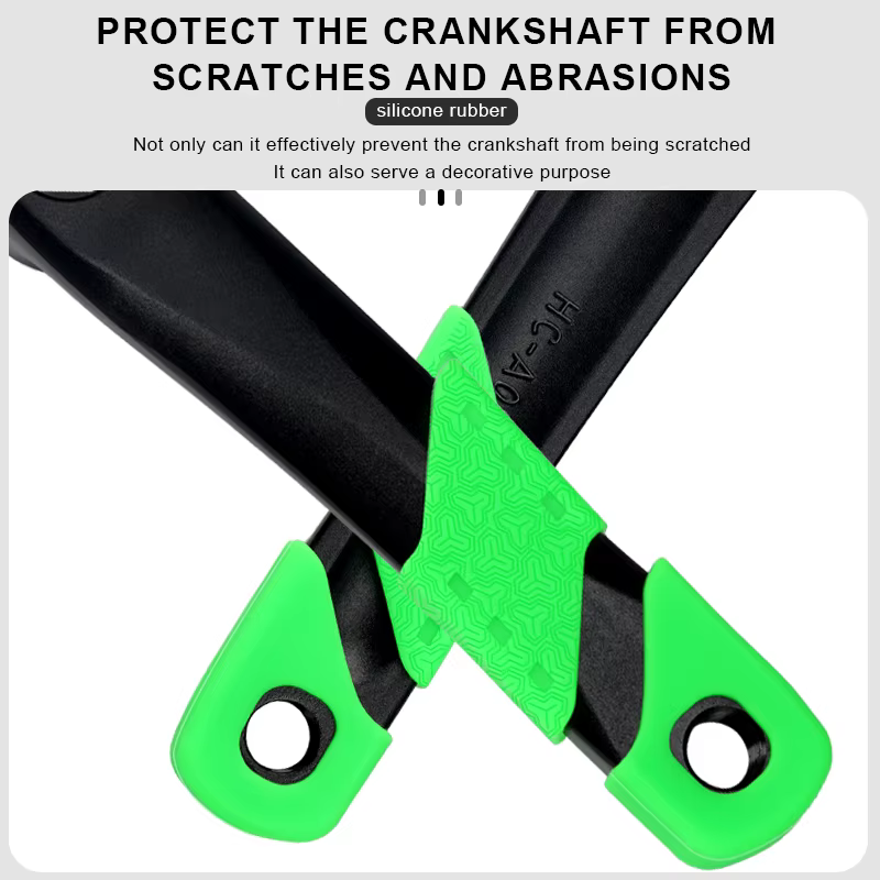 RIDERACE couvercle de protection de manivelle de vélo universel en Silicone VTT ensemble