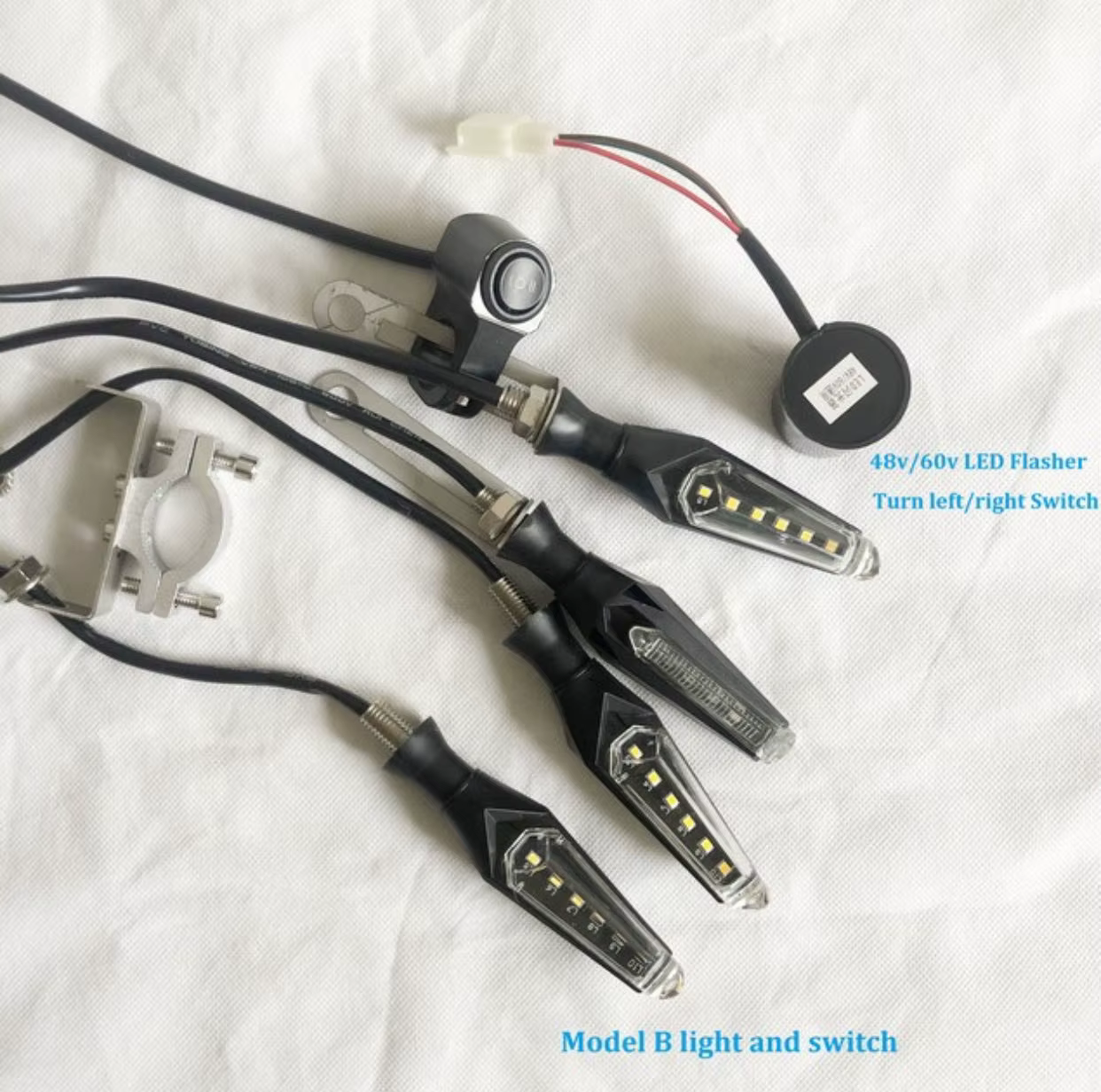 Clignotant LED 48v 60v pour vélo et Scooter électrique