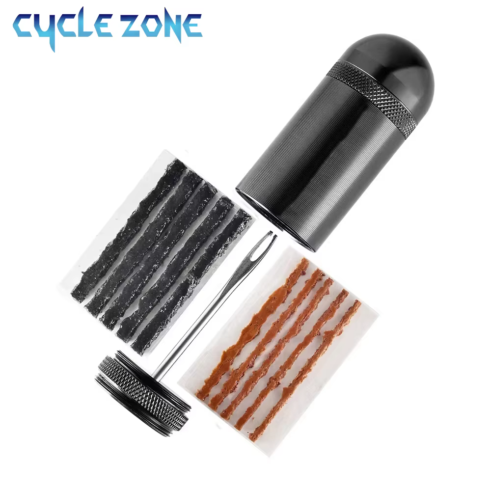 Kit de réparation de pneus sans chambre à air de vélo Portable