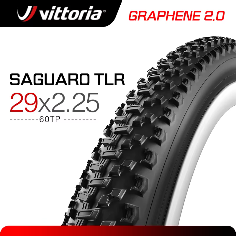 Pneu VTT Tubeless Original Vittoria Saguaro 29 pouces 60TPI Graphene 2.0 29x2.25 Anti-crevaison Pliable pour VTT