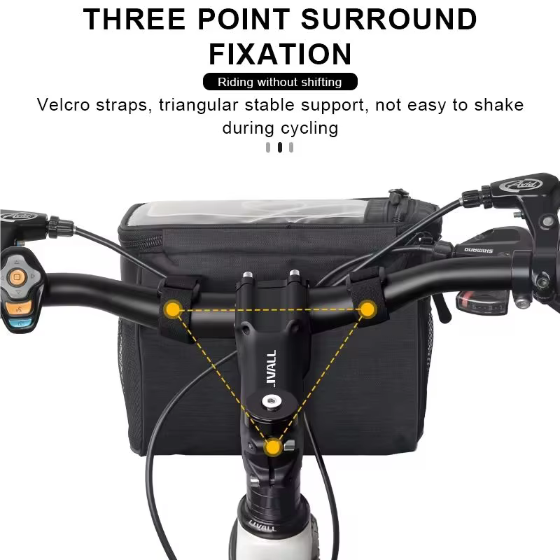 Sac de guidon de vélo, sac avant de cadre de vélo
