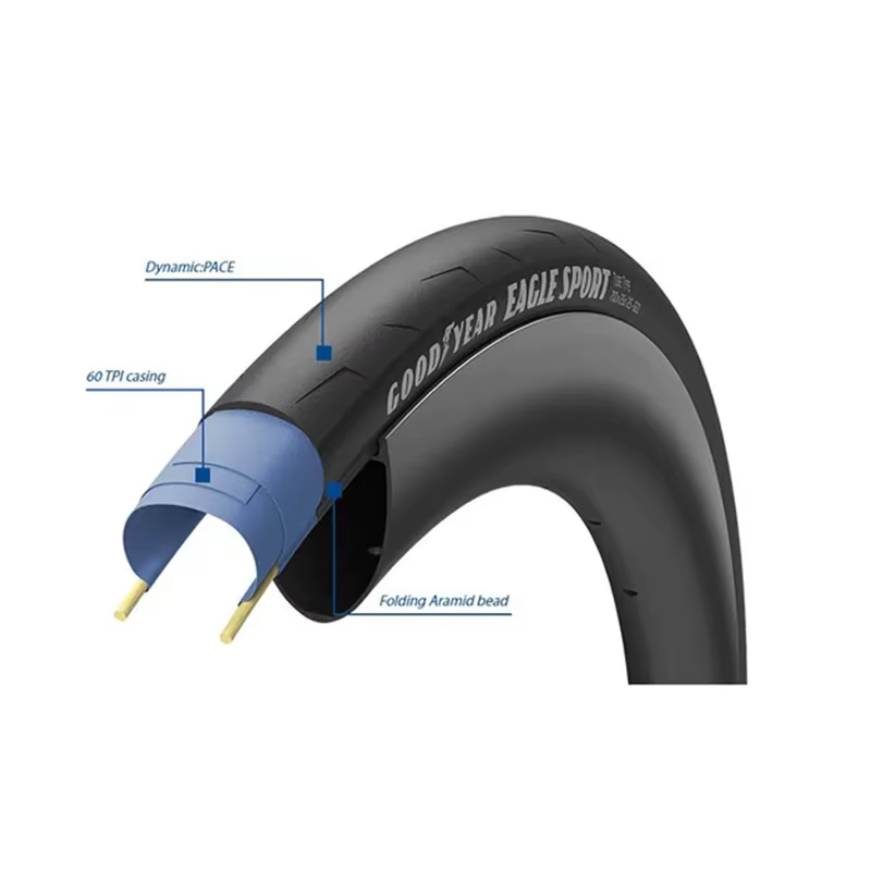 Pneu de vélo Goodyear Eagle Sport Small Tire 20x1-1/8 29-451, pneus de vélo de route, pneus de vélo BMX ultralégers, pneu 20er 95 PSI