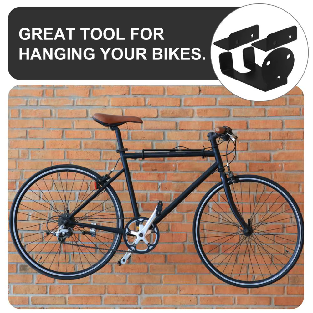 Support mural en fer pour vélo