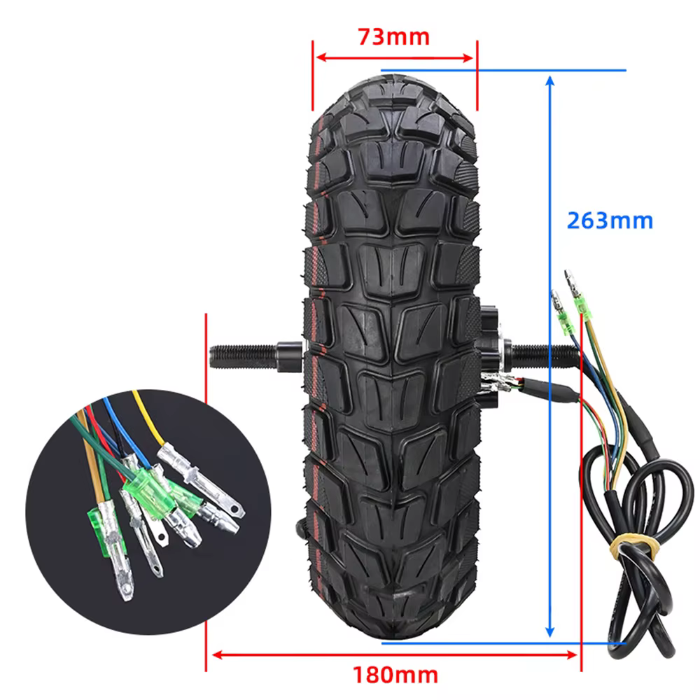 Moteur de moyeu de frein pour scooter électrique