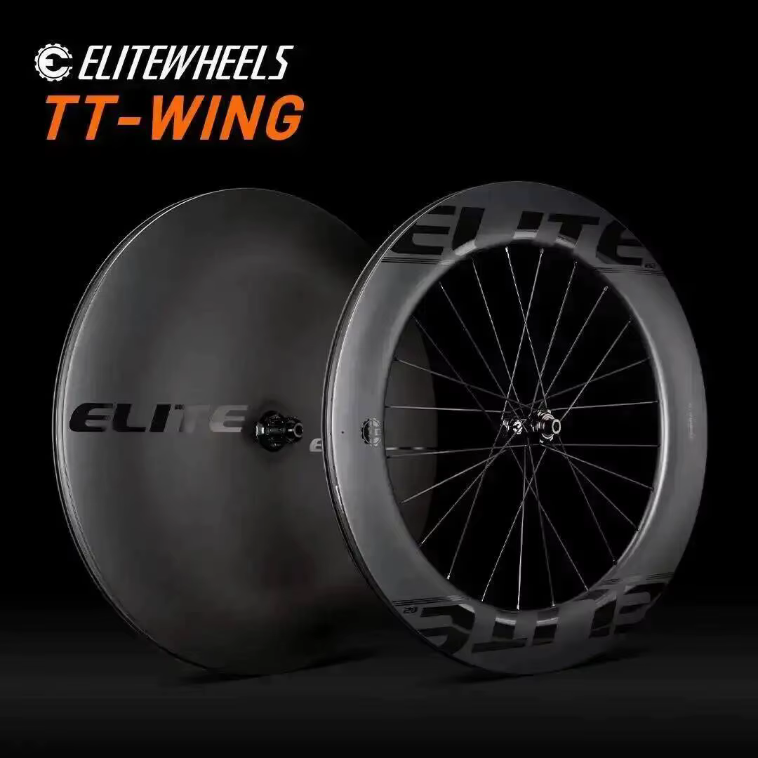 ELITEWHEELS Roues de vélo de course en carbone 700c