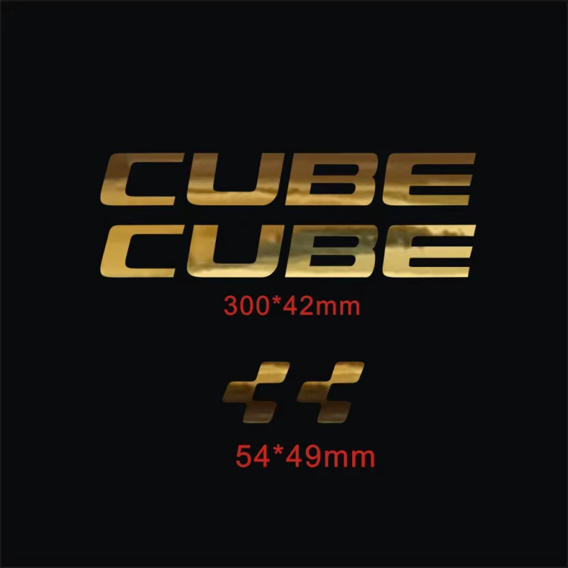 Autocollants décoratifs pour cadre de vélo CUBE