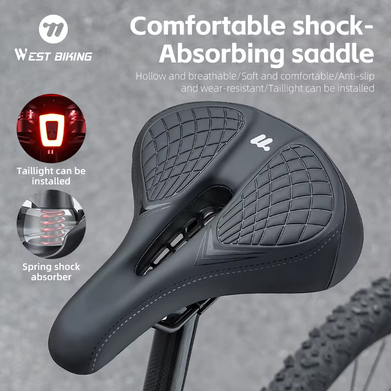 WEST BIKING-Selle creuse de vélo de route et VTT