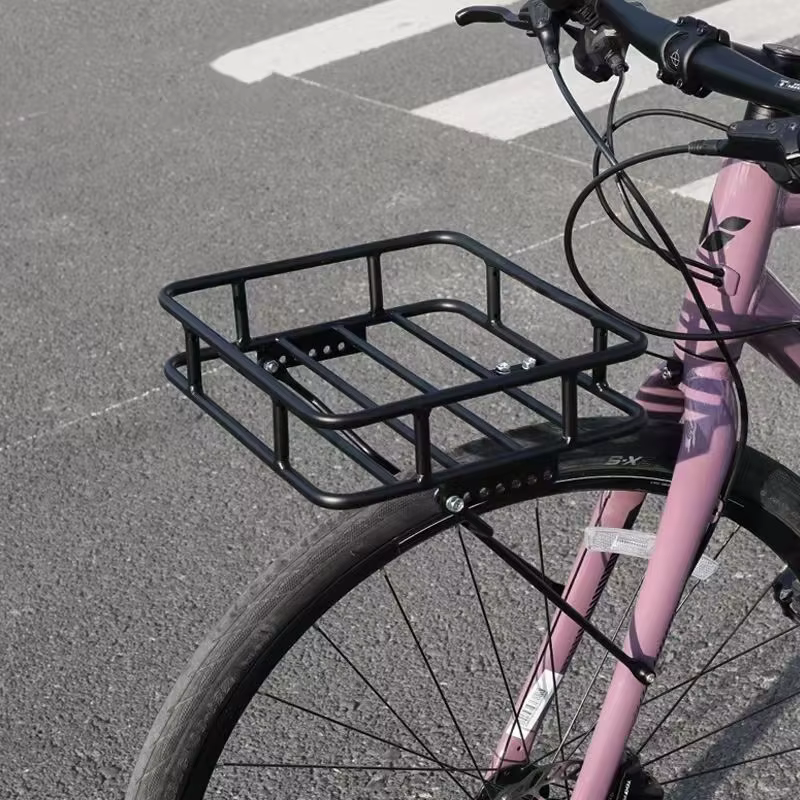 Panier d'étagère avant de vélo en gravier de voyage 700C