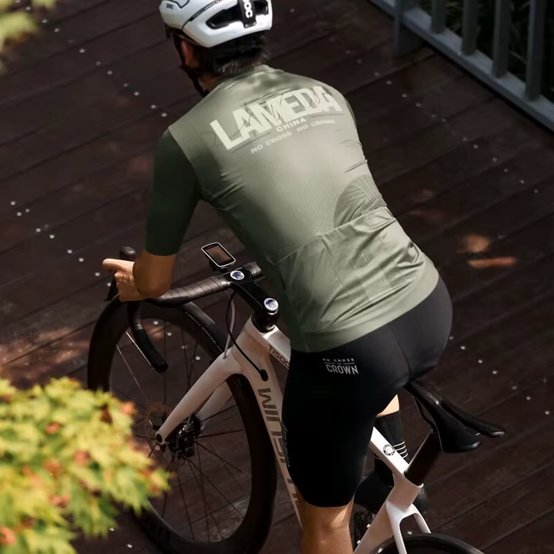 LAMEDA maillots hommes manches longues vtt vélo chemises tout-terrain
