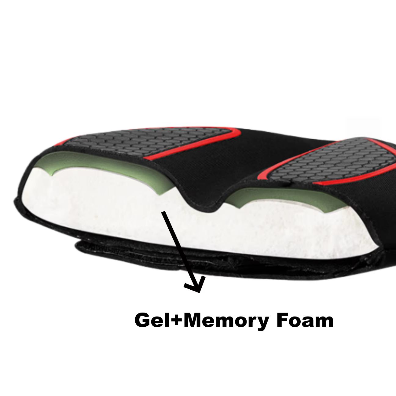 Coussin de siège de vélo confortable – Housse de selle rembourrée en gel pour exercices