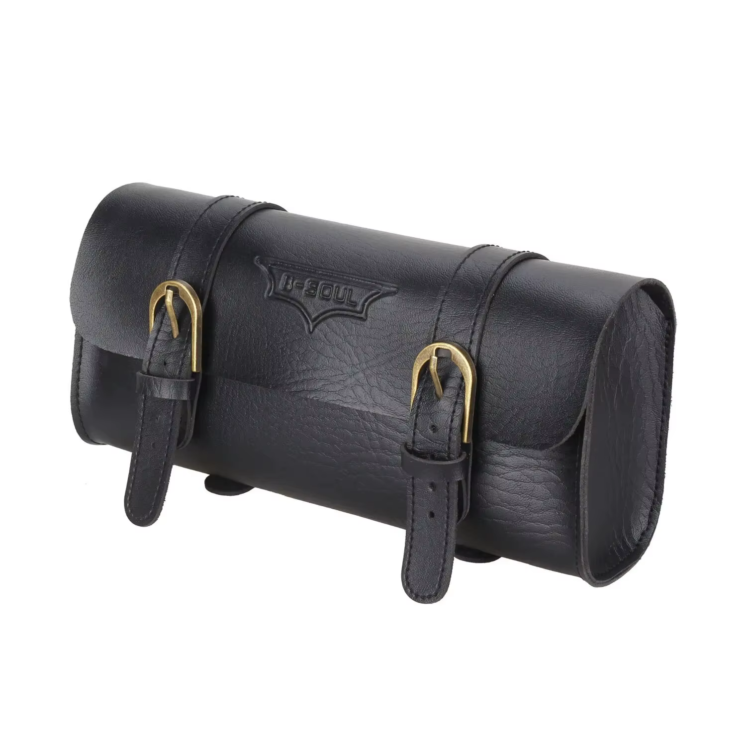 Sac de queue de vélo rétro en cuir PU