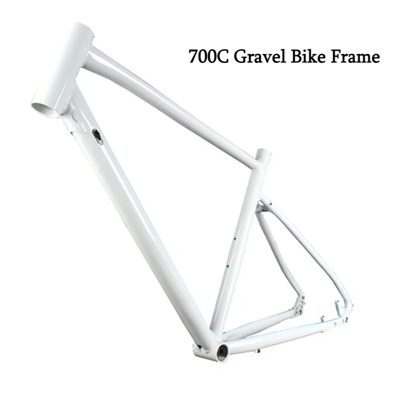 Cadre de vélo tout-terrain en alliage d'aluminium 700C avec frein à disque