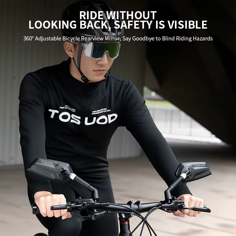 TOSUOD – rétroviseur de vélo télescopique réglable à 360 degrés