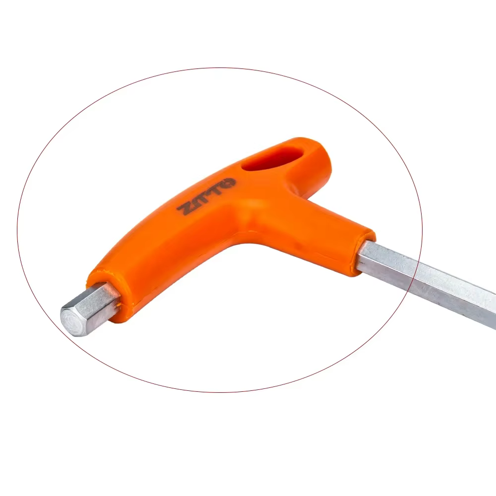 ZTTO clé Allen de vélo 2mm 2.5mm 3mm 4mm 5mm 6mm 8mm 10mm clé à vis clé hexagonale à bras long avec extrémité sphérique en acier traité thermiquement