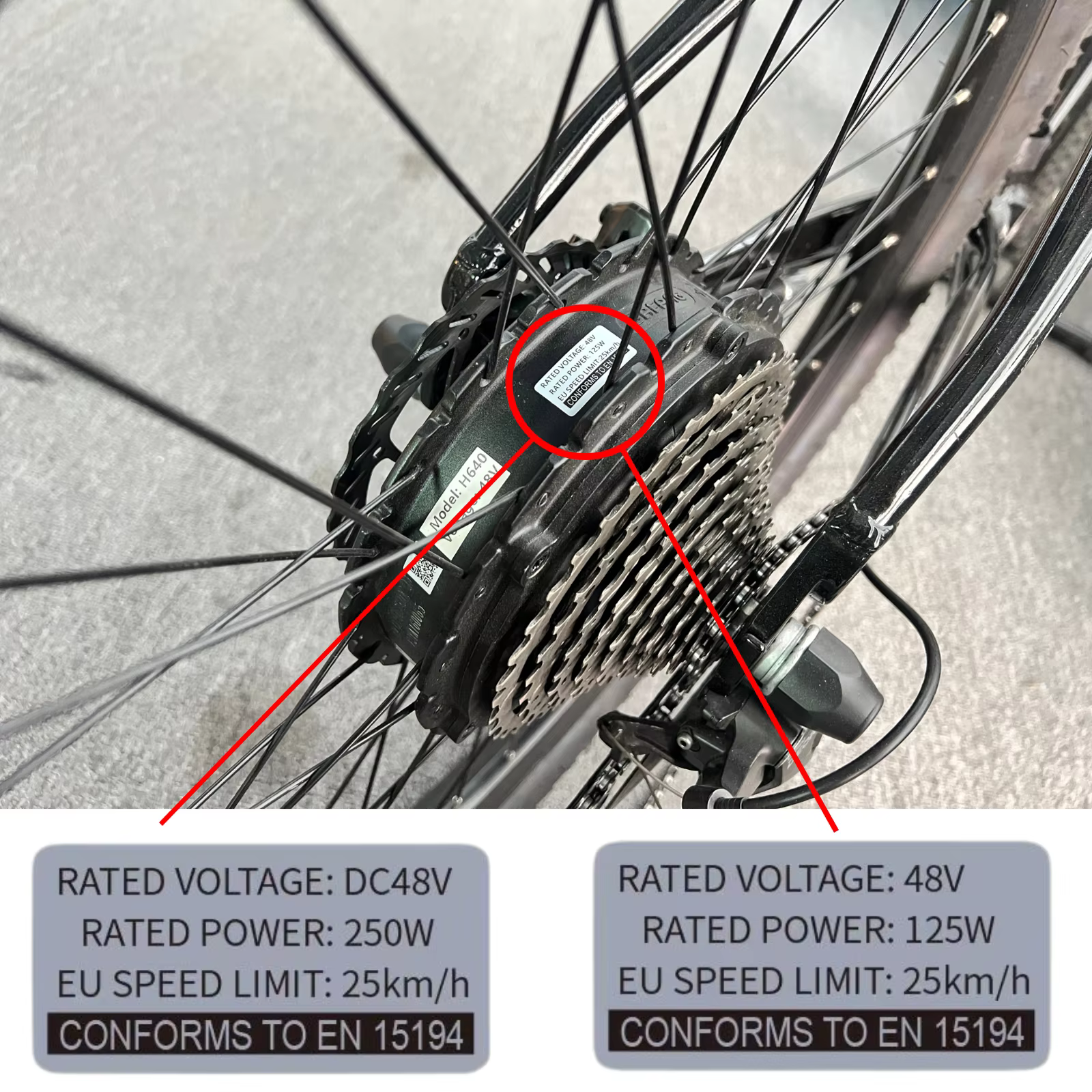 Autocollants de kit de modification de vélo électrique