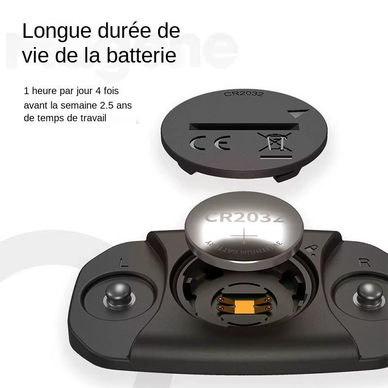 Magene Capteur de Fréquence Cardiaque avec Sangle de Poitrine
