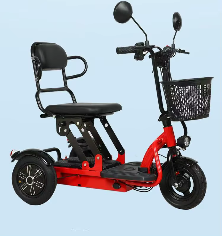 Mini scooter de mobilité électrique pliable à 3 roues