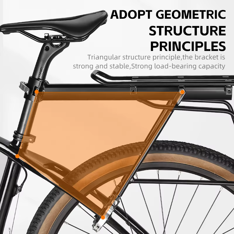 WEST BIKING-Coffre de vélo T1 en alliage d'aluminium à dégagement rapide