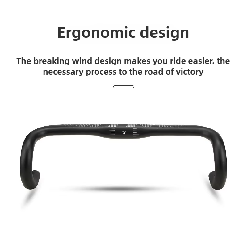 Guidon de vélo de route en alliage d'aluminium