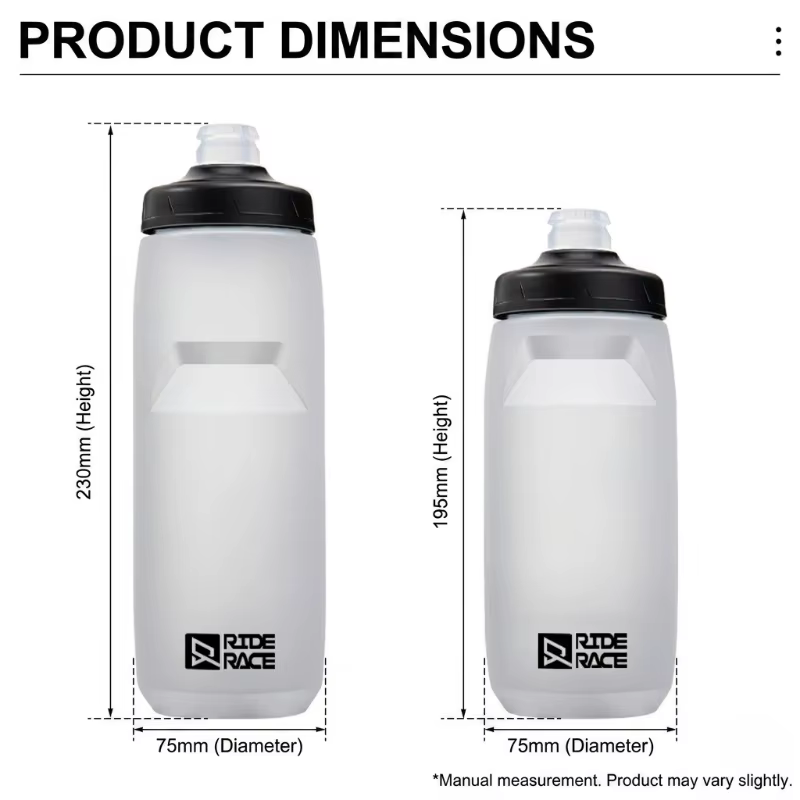Bouteille d'eau de cyclisme 620/750 ml
