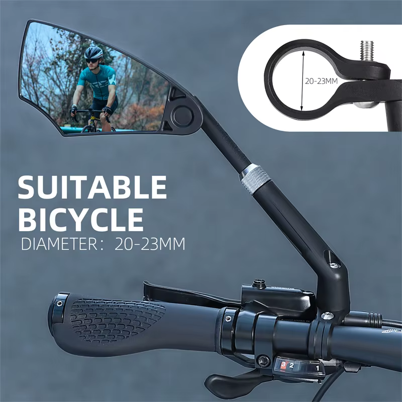 Rétroviseur de vélo antireflet 360 °