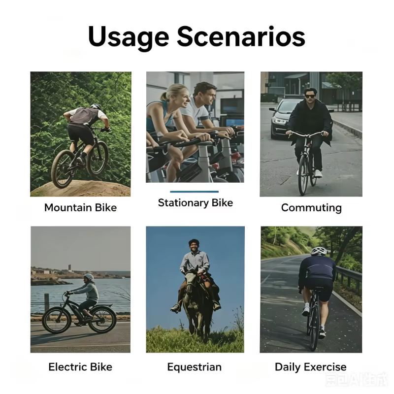 Shorts de cyclisme respirants en mesh avec coussinet en gel antichoc pour VTT – Short de vélo pour homme