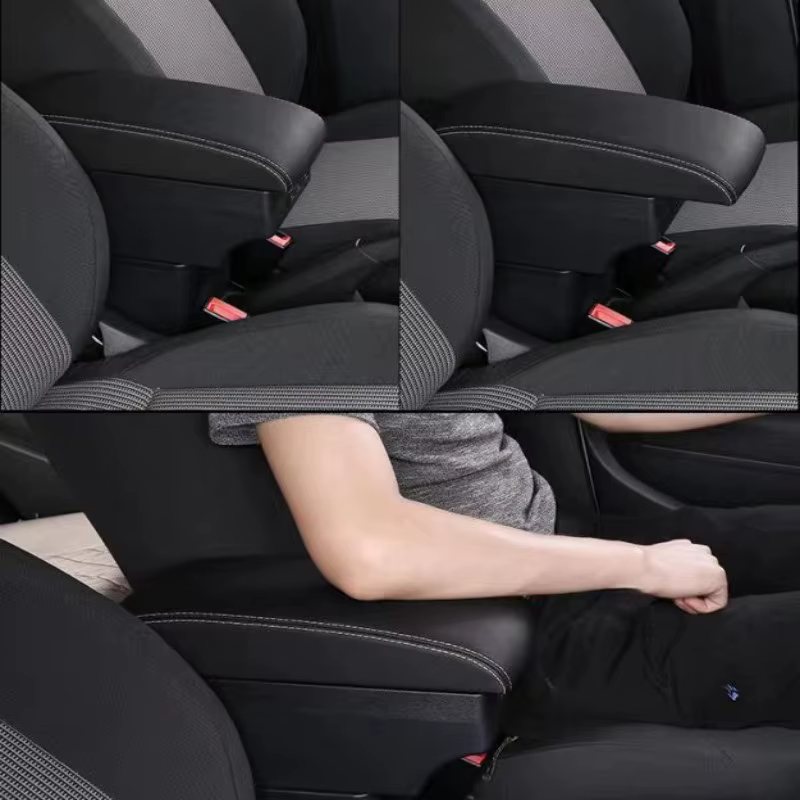 Boîte d'accoudoir de voiture pour Renault Clio 4 Captur Clio 3 III IV avec porte-gobelet, rangement, USB et cendrier – Accessoire