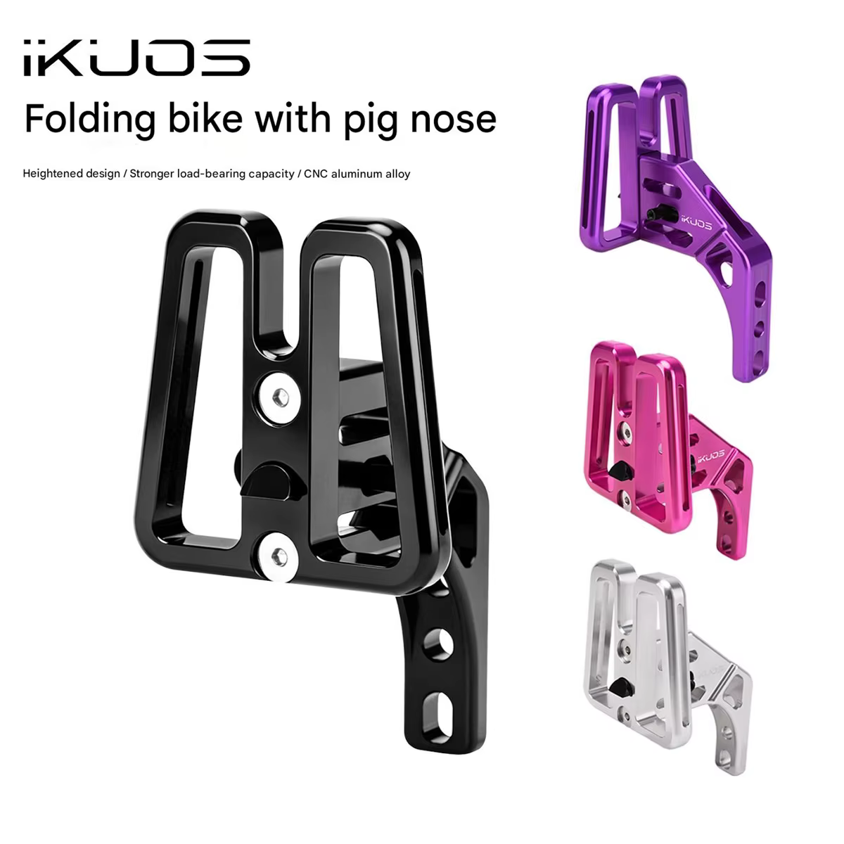 Support de porte-sac intégré KUOS pour vélos pliants Brompton Dahon Java Neo3 – Accessoire de vélo pour augmenter la