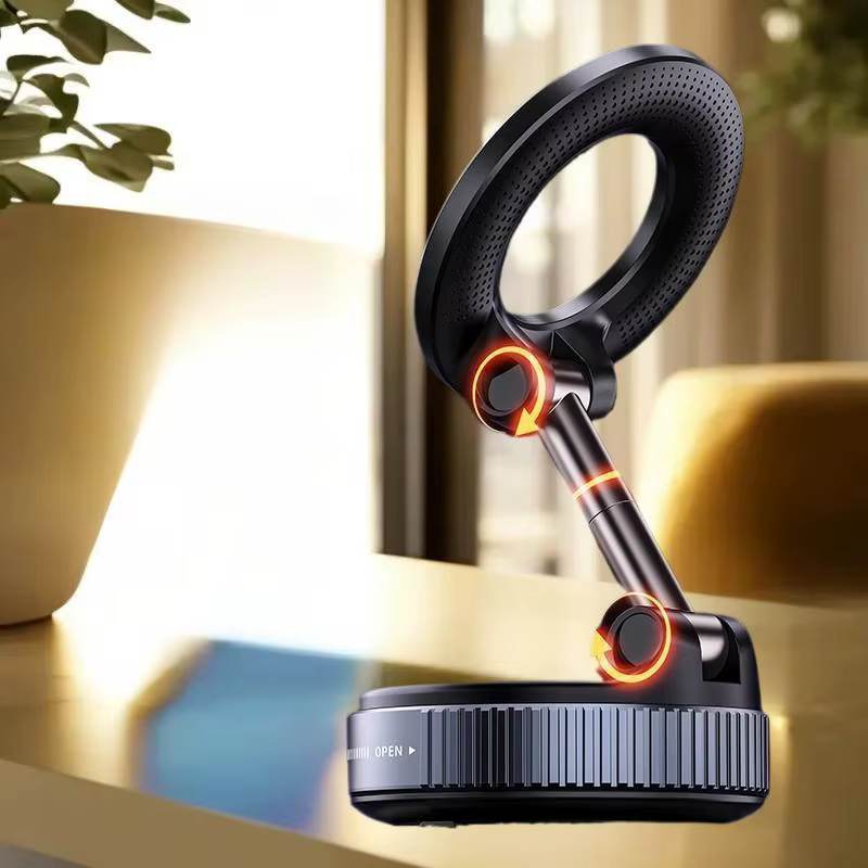 Support de téléphone pliable magnétique robuste pour iPhone série 12 à 16 ; Parfait