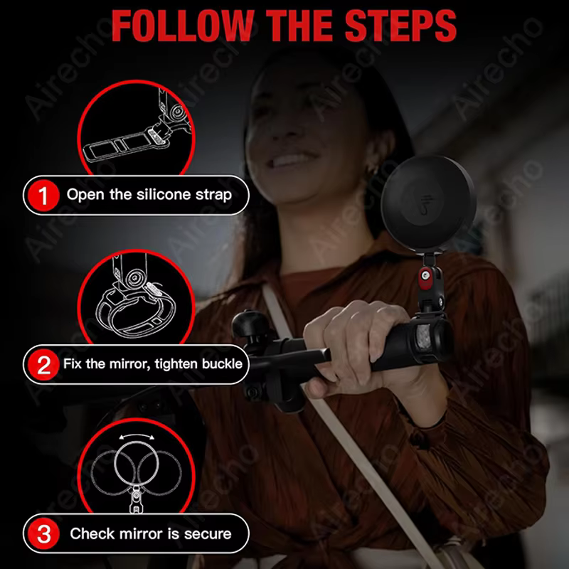 Rétroviseur de scooter pour iScooter tous modèles i9/ix3/i9max/ix4/ix5s/ix7pro/ix8/i10/i9M/F2/F7/W5/W7/W8/W9/A14 réglable