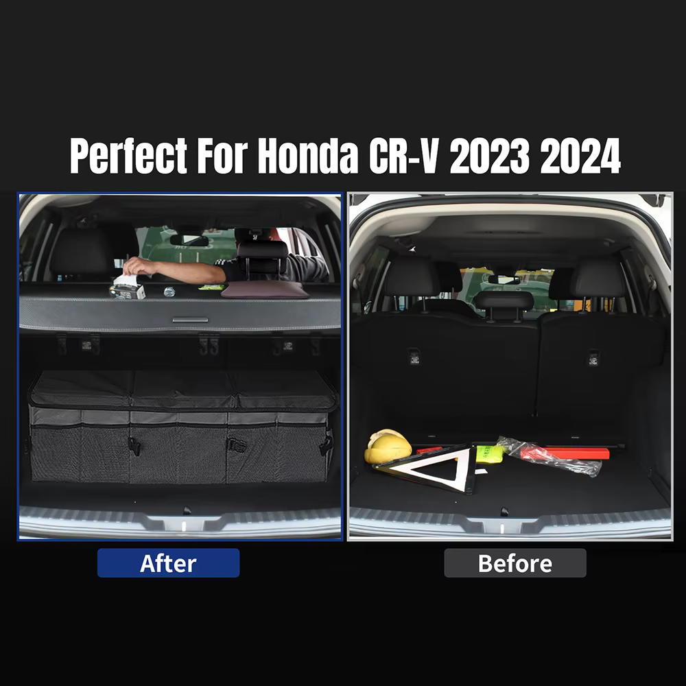 Couverture de Coffre Cargo Rétractable pour Honda CRV RS 2023 2024, Rideau d'Ombrage, Écran de Confidentialité, Accessoires d'Nikde Voiture