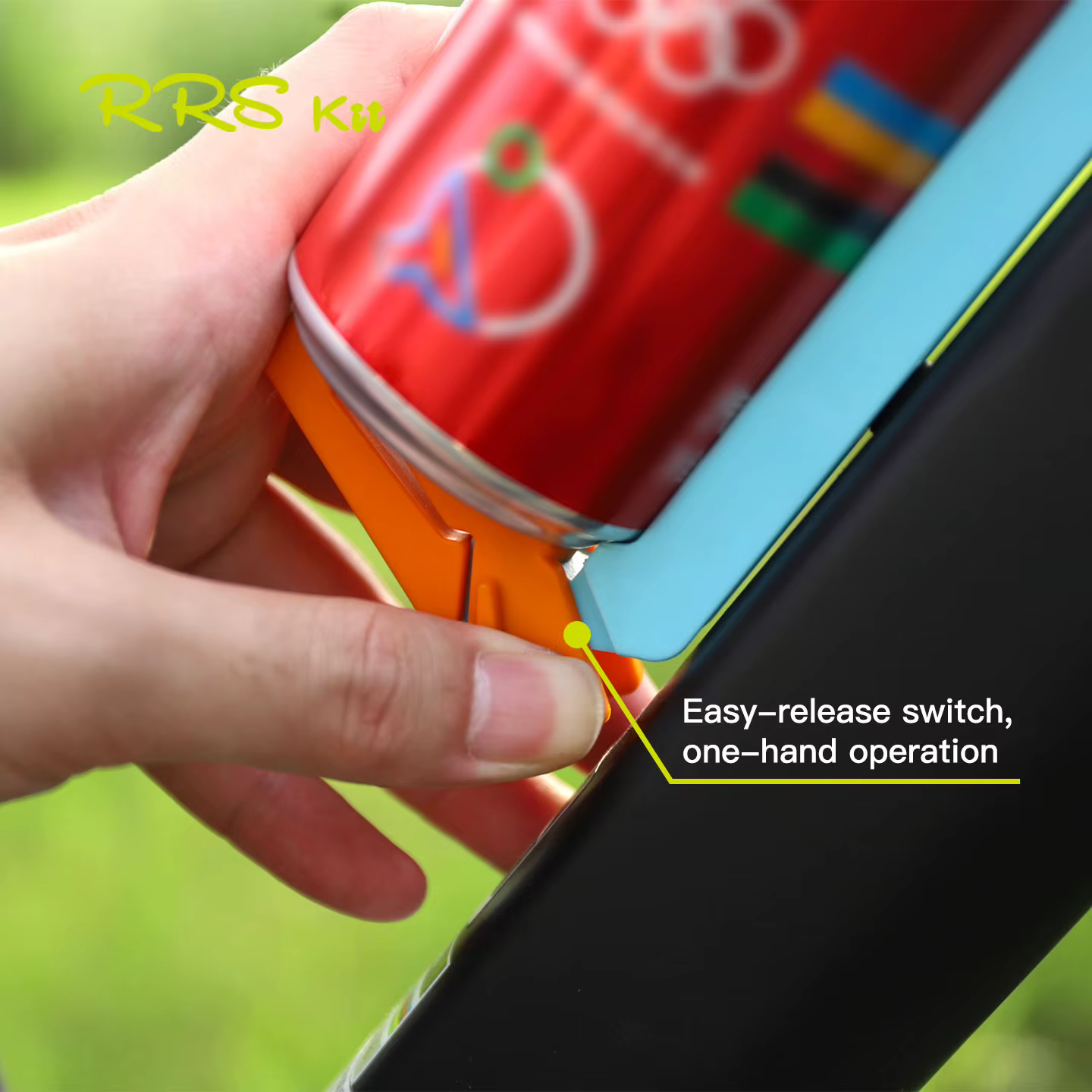 RRSKIT porte-bouteille de boisson de vélo facile à installer support de montage universel
