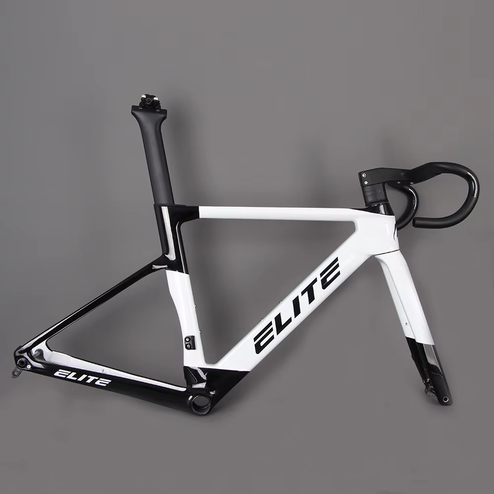 Cadre de vélo de route ultraléger en Fiber de carbone T1000 700 * 28C BB86