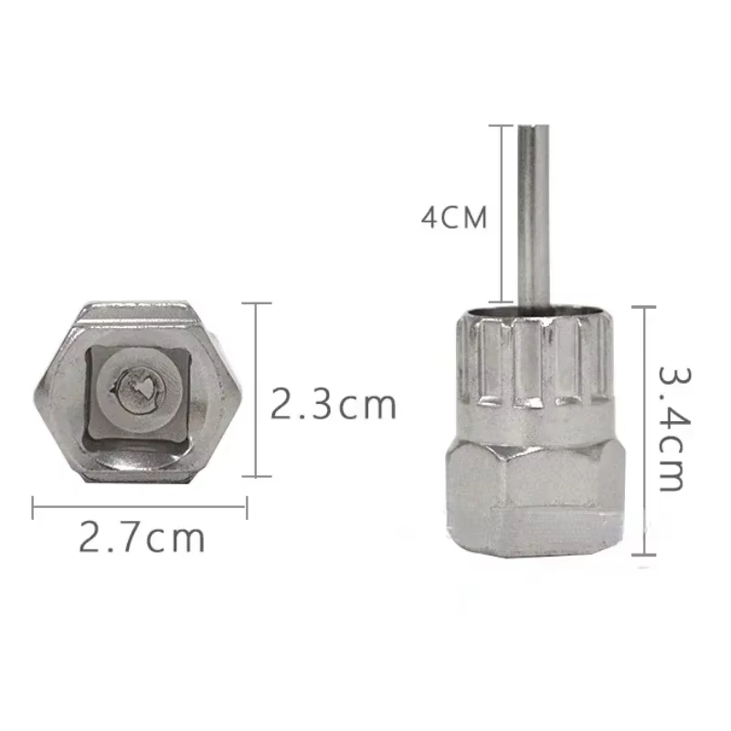 Kit d'outils de retrait de volant d'inertie de vélo avec clé à Cassette 12 dents clé