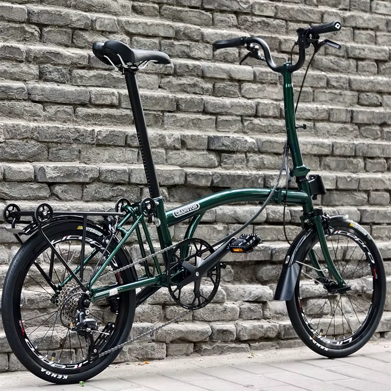 CRANSTON R20 Vélo de ville pliable 20 pouces 9 vitesses avec guidon M