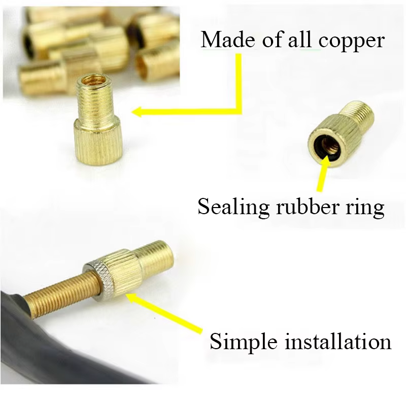 Adaptateur de Valve de Vélo F/V à A/V