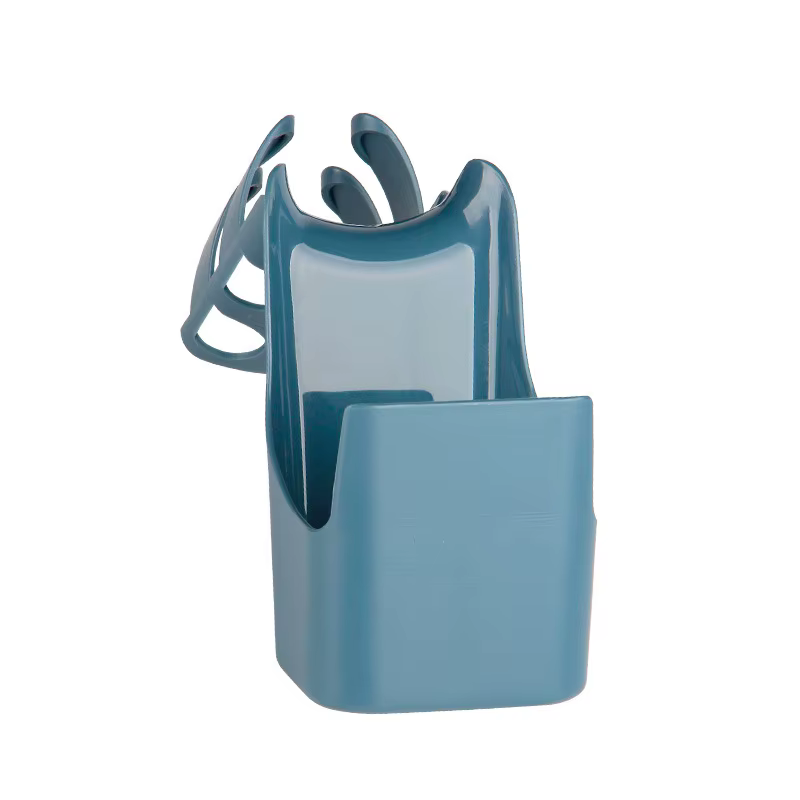 Outil de nettoyage de chaîne de vélo de moto, résistant aux éclaboussures, Portable, résistant à l'usure, outil de stockage de graisse bleu foncé pour motos et vélos