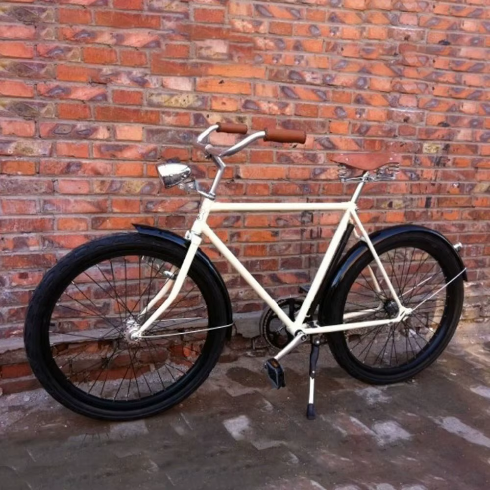 Nouveau Feu de vélo en acier chromé