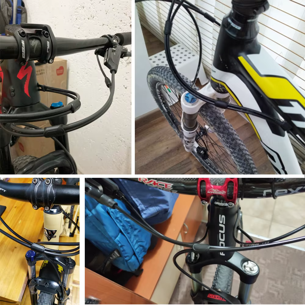 Guide de câble hydraulique pour vélo