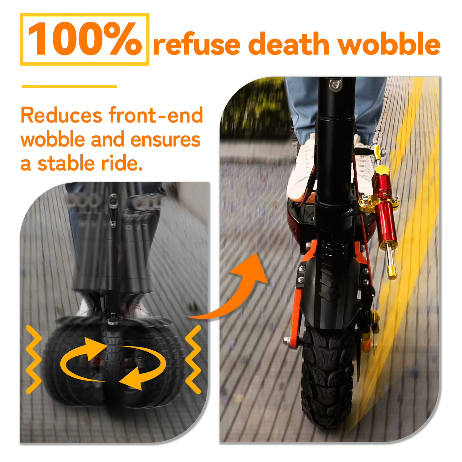 Amortisseur de direction pour trottinette électrique JOYOR T6 T10 Série T