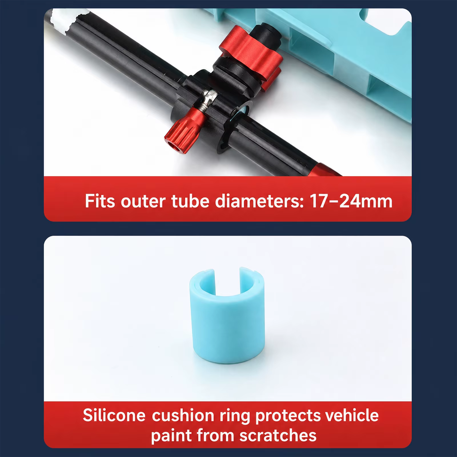 Support de canne à pêche pour porte-bagages de vélo